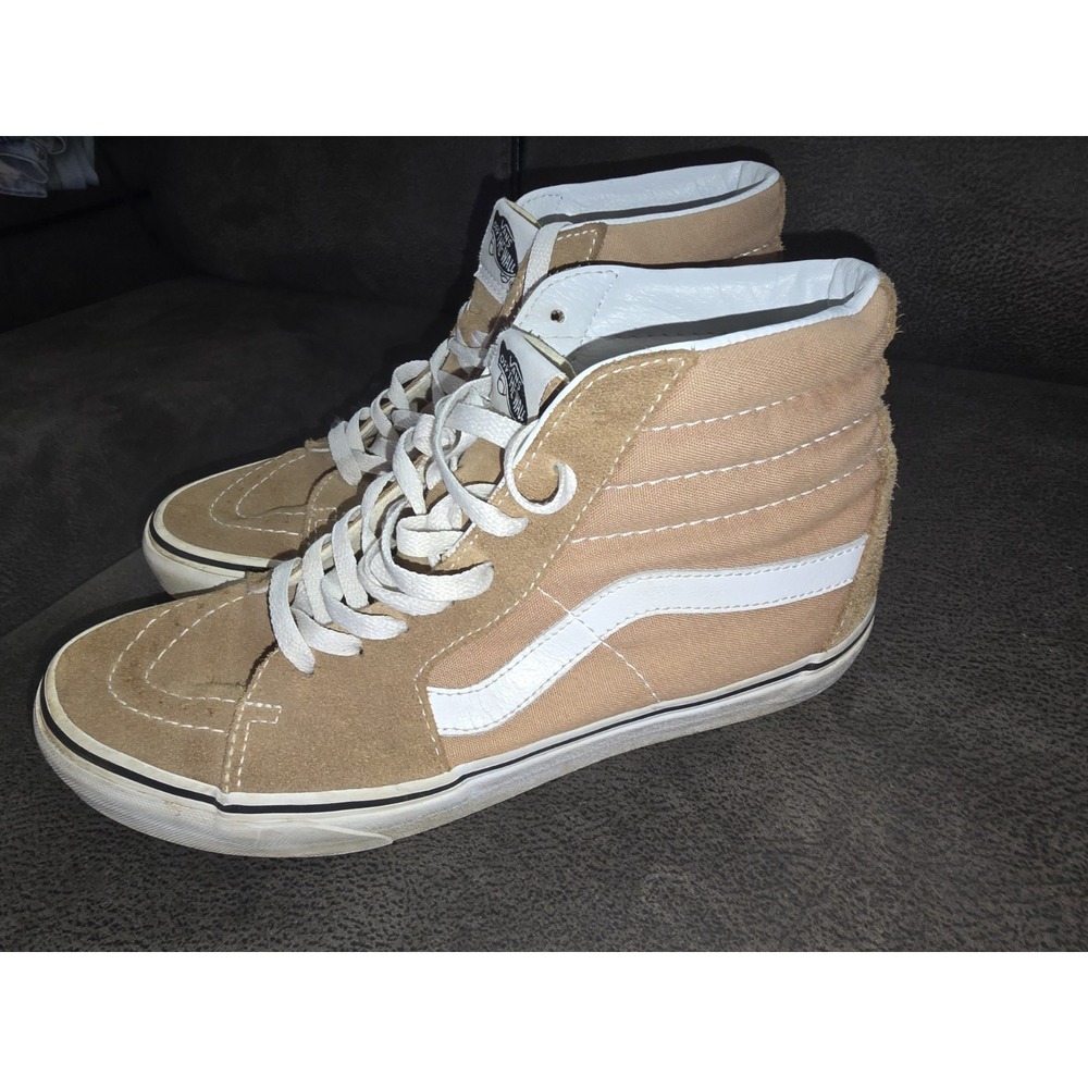 Vans Off The Wall Peach Hi Top Sneaker Women's 10 Mens 8.5